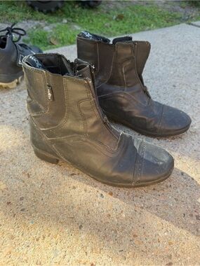 Saxon Paddock Boots Youth 4Y Black English Horse Riding Equestrian Jodhpur